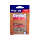 Mustad Ruthless In-Line Titan Steel 5/0 Hameçon à œillet, barbelé pour lancer 10pcs