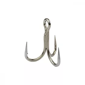 Mustad Jaw Lok 5X Strong 2/0 Hameçon triple 5 unités