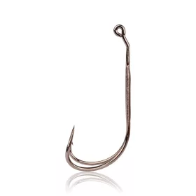   Mustad Frog Double Hook 2X Strong Black Nickel 4/1 Hameçon double 2pcs