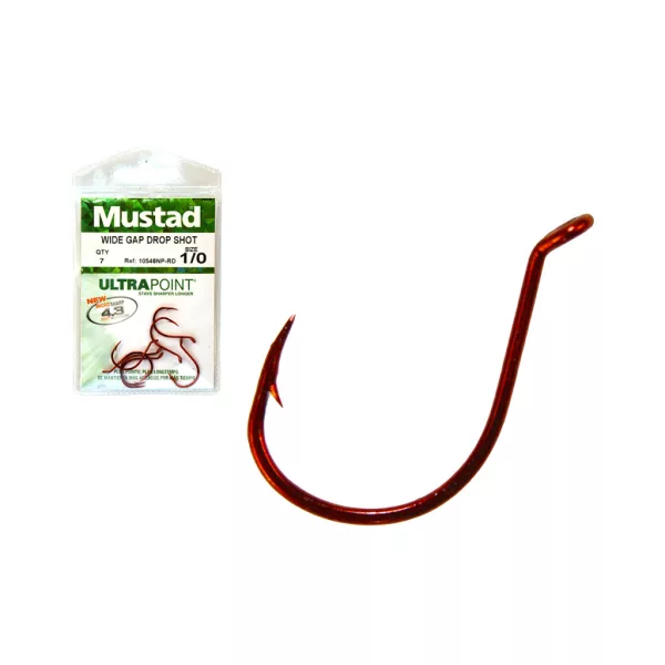 Mustad Drophot BN 2/0 Hameçon Dropshot 7db