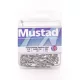 Mustad O'Shaughnessy Acier inoxydable 1 Hameçon à œillet, à ardillon 10db