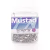 Mustad O'Shaughnessy Acier inoxydable 7/0 Hameçon à œillet, à ardillon 3db