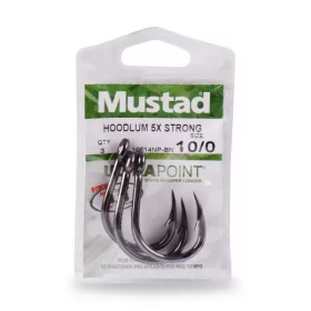   Mustad Live Bait 5 Ex Strong 6/0 Hameçon à œillet, à ardillon 5 pièces