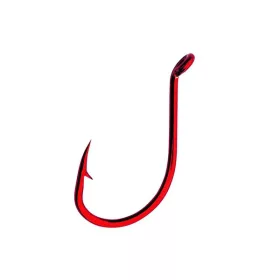   Mustad Beak Big Red 2X 1 Hameçon à œillet, barbelé 12 pièces