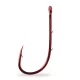 Mustad Red Baitholder Hook 4 10 pièces Hameçon à œillet, barbelé, pour sandre