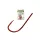 Mustad Red Baitholder 6 À Œillet, Hameçon Barbelé 14db