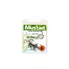 Mustad Chinu Allround Hook 3 Lapkás, Szakállas Horog 12db