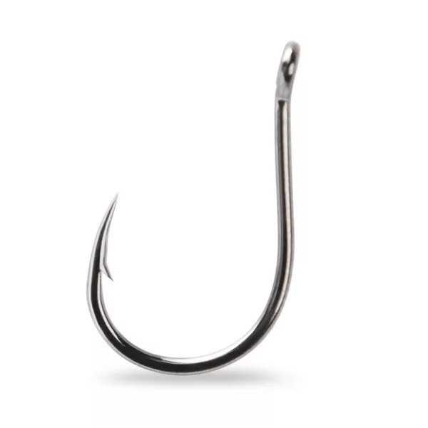 Mustad Eyed Chinu 1 10 pièces Hameçon à carpe à œillet et barbelé