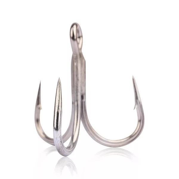 Mustad Un Inline Treble 5X Fort Titan Steel 2 Hameçon Triple 4 pcs