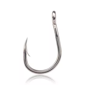   Mustad Un Jigging Hook Titan Steel 1/0 Hameçon à œillet, barbelé 6 pièces
