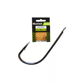   Mustad Ultra NP Match Maggot 10 Lapkás, Szakállas Horog 15db