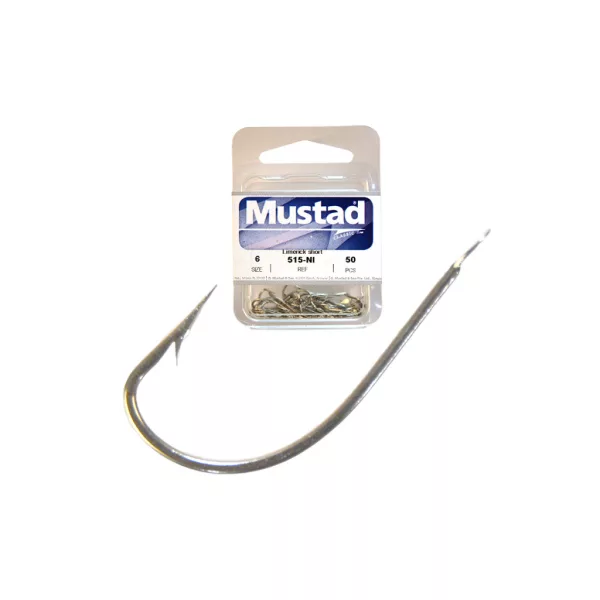 Mustad Crystal Nickel 2/0 Keszegező Horog 25db