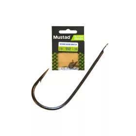   Mustad Match Feeder Round Bend Match 12 Lapkás, Szakállas Horog 15db