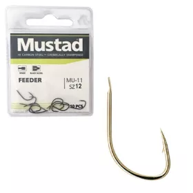   Mustad Ultra NP Feeder 8 Hameçon à carpe barbelé à palette 10 pièces