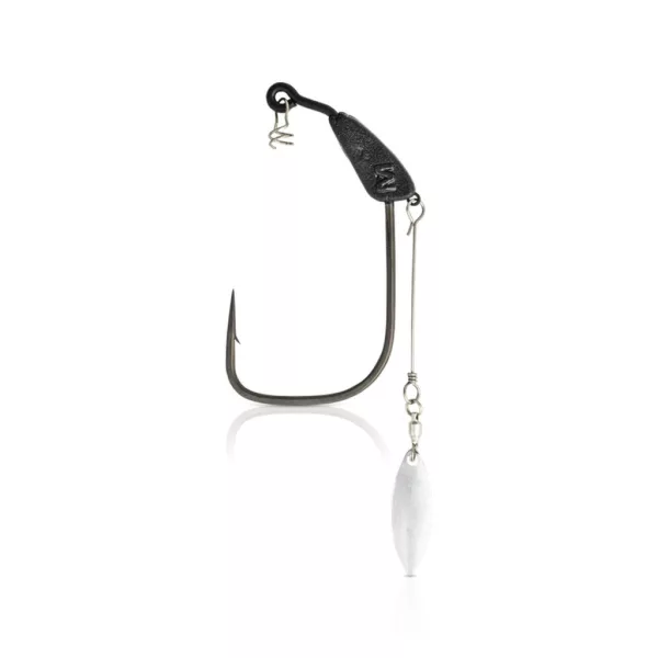 Mustad Infiltrator Blade Weight 6/0 7gr Hameçon Offset Lesté 2 pièces