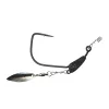 Mustad Infiltrator Blade Weighted 10gr 10/0 Súlyozott Offset Horog 2db