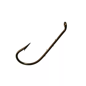   Mustad Best Kirby Hooks Bronze 2 Oeillets, Hameçon Barbillon 10pcs