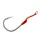 Mustad Hoodlum Speed Single 8/0 Hameçon à Palette Barbelé Avec Montage Assist 2pcs