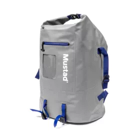   Mustad Daybreak Dry Roll-Up Back Pack 40l Sac à Dos Étanche Roll-Up Gris-Bleu