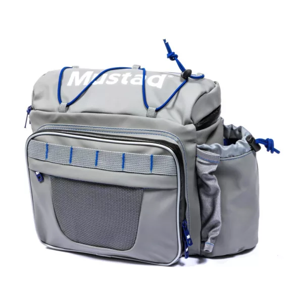 Mustad Game Time Hip Bag Tackle Multi Gris-Bleu Sac Étanche