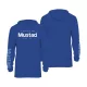 Mustad Blue Brand Longsleeve UV With Hood S T-shirt à Manches Longues à Capuche