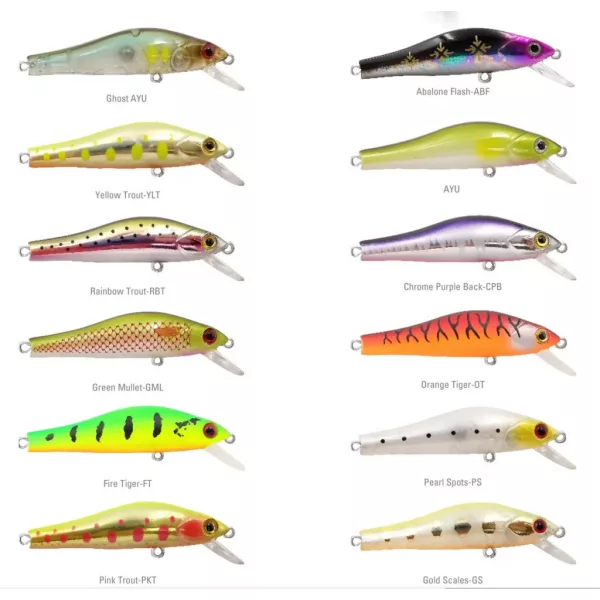 Mustad 55S Scurry Minnow Yello 5,5cm 7,6gr Leurre plongeant