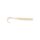 Mustad Aji Curly Tail 6,35cm Blanc Lumineux Leurre Plastique 12 pièces