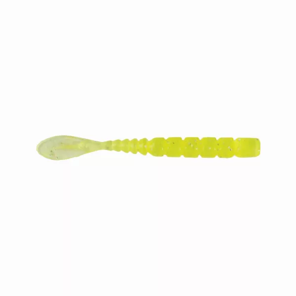 Mustad Aji Fish Tail 5,08cm Clair Chartreuse Leurre Plastique 12 pièces