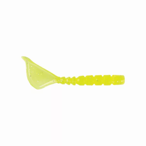 Mustad Aji Parachute Tail 4,31cm Chartreuse Clair Leurre en plastique 12 pièces