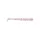 Mustad Aji Paddle Tail 5,08cm Clair Violet Pailleté Leurre en plastique 12 pièces