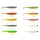 Mustad Mezashi Z-Tail Minnow 8,89cm Blanc perle Leurre en plastique 6 pièces