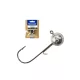 Mustad Tête de jig boule avec garde-appât 25gr hameçon 4/0 2 pièces