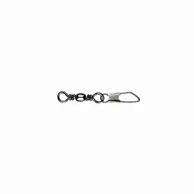   Mustad Émerillon baril avec agrafe de sécurité 2×A4 10db Forgó Snap Kapoccsal