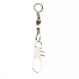   Mustad Barrel Swivel With Interlock Snap 1/0×B5 6x Emerillon