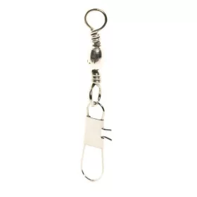 Mustad Barrel Swivel With Interlock Snap 3×B4 10x Emerillon