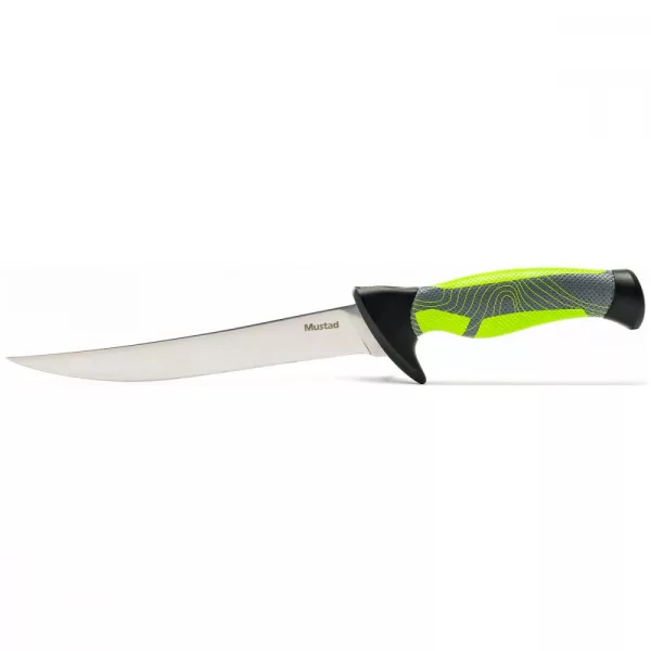 Mustad Premium 17,78cm Couteau à Filet Rayé Vert