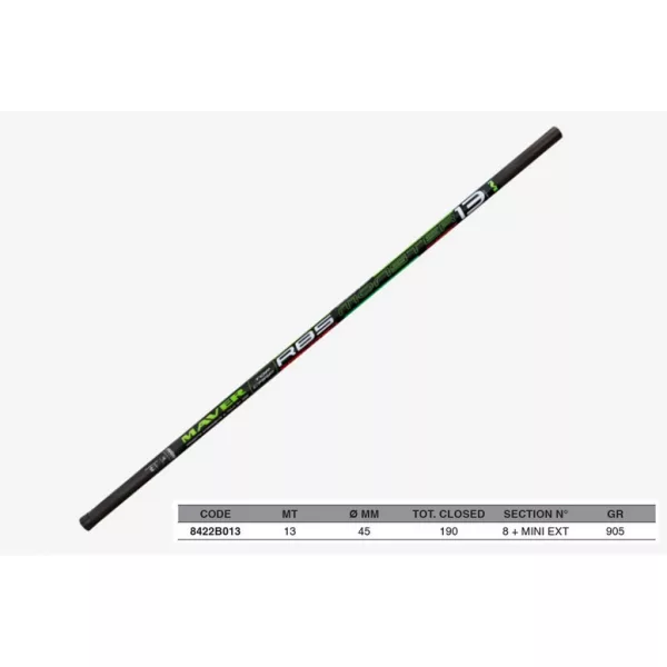 Maver Pole Monster Carp 13,0m Canne à emmanchement