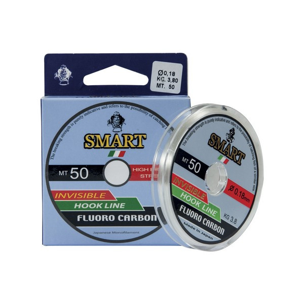 Maver Fluorocarbone Smart 50m 0,160mm Bas de ligne carnassier