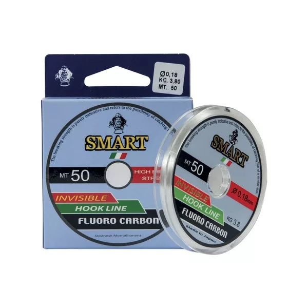 Maver Fluorocarbone Smart 50m 0,300mm Bas de ligne carnassier