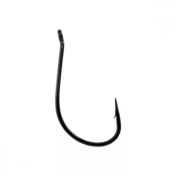 Maver Hameçon Katana 1215 noir nickelé, à œillet et ardillon, taille 2, pour bouillette