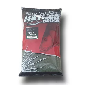   Serie Walter SW Method Crush 50/50 Squid-Green Amorce Farine de Poisson 1kg
