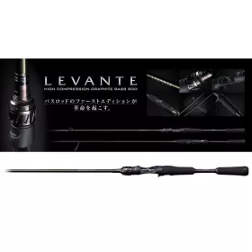   Megabass Levante JP F4-72LV Baitcast 219cm 7-28gr 1 Részes Casting Pergető Bot
