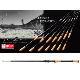   Megabass Triza F2-70XSTZ Lopros 213cm 0,9-7gr 3 Részes Pergető Bot