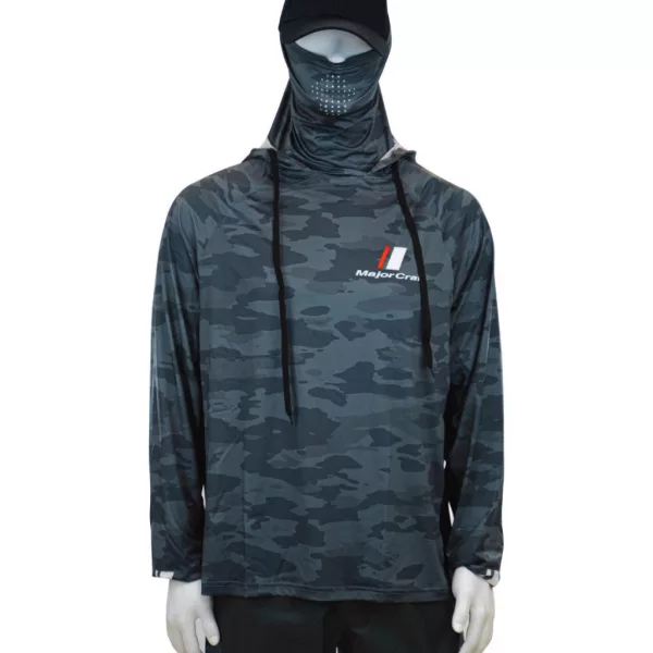 Major Craft Sun Protection Hoodie Gris Foncé Anti-UV Sweat à Capuche M