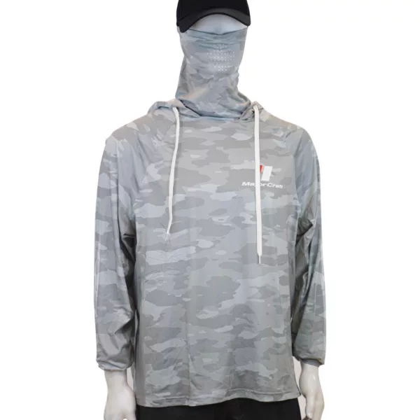 Major Craft Sun Protection Hoodie Gris Clair Anti-UV Sweat à Capuche L
