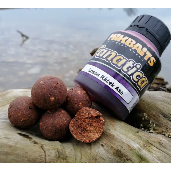 MIKBAITS FANATICA LRA ULTRA DIP - Saumon et crabe et Asa 125ml