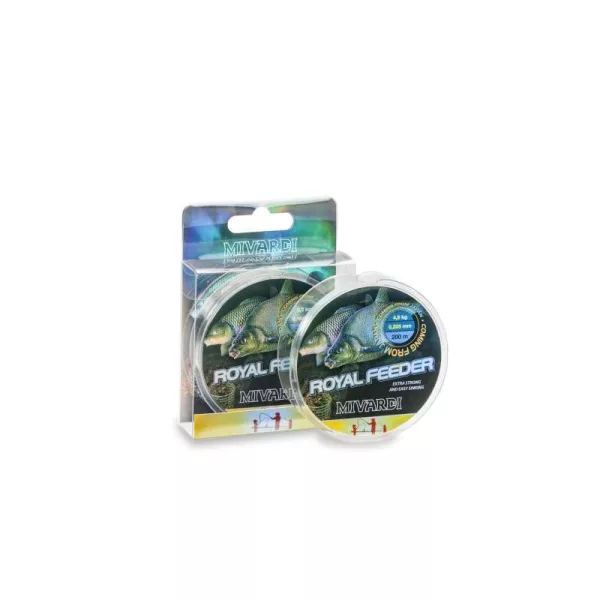 Mivardi Feeder Royal 0,165mm 200m Brun foncé Ligne principale monofilament