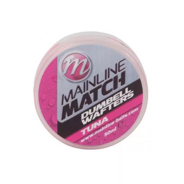 Mainline Match Dumbell Wafters 6mm - Rose - Thon - appât wafter