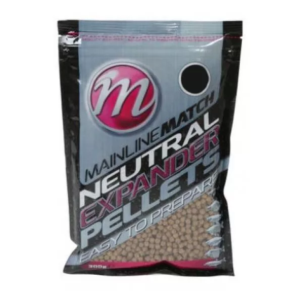 Mainline Neutral 6mm Expander Pellets - 300g - expander pellet