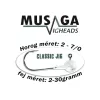 Musaga Classic 4 2gr Jig Fej 5db